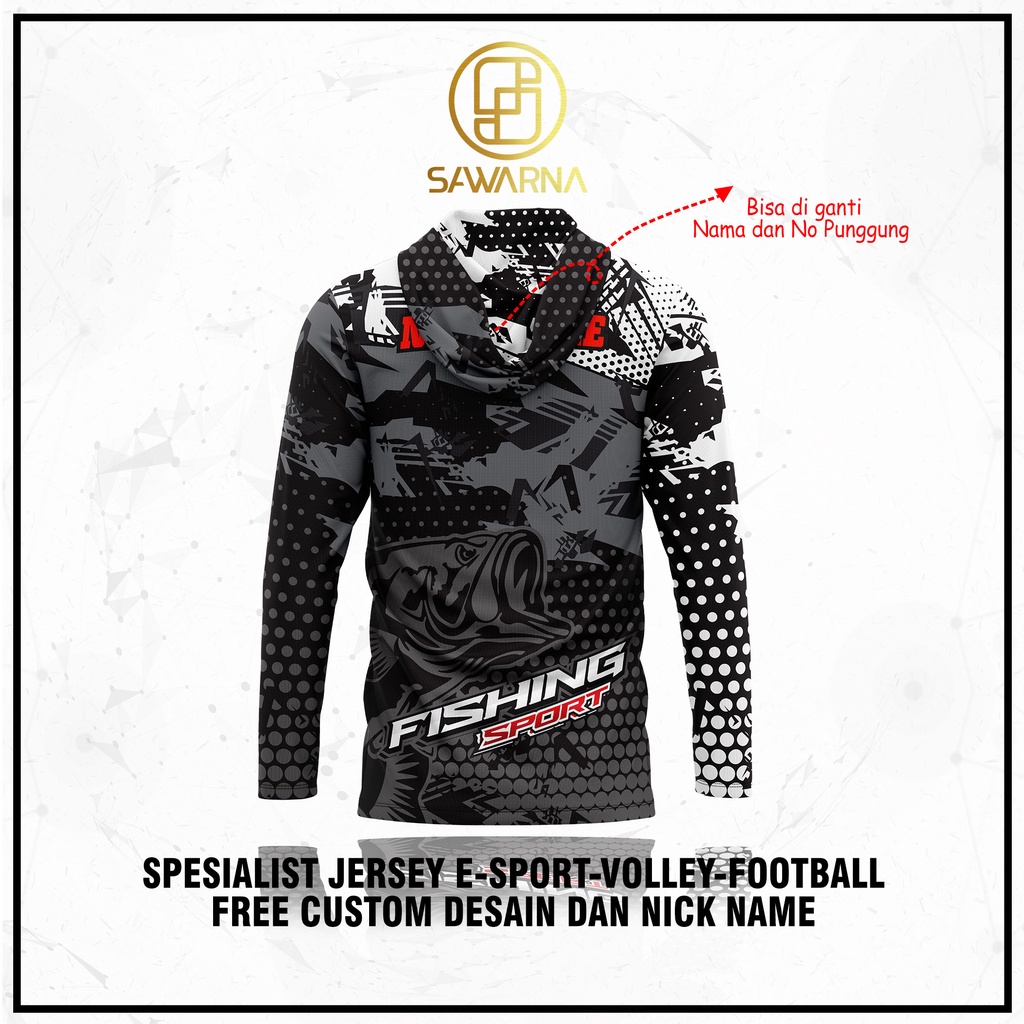 HOT PRODUCT Jersey Mancing Baju Mancing Lengan Panjang Jersey Lengan Panjang Jersey Mancing Mania