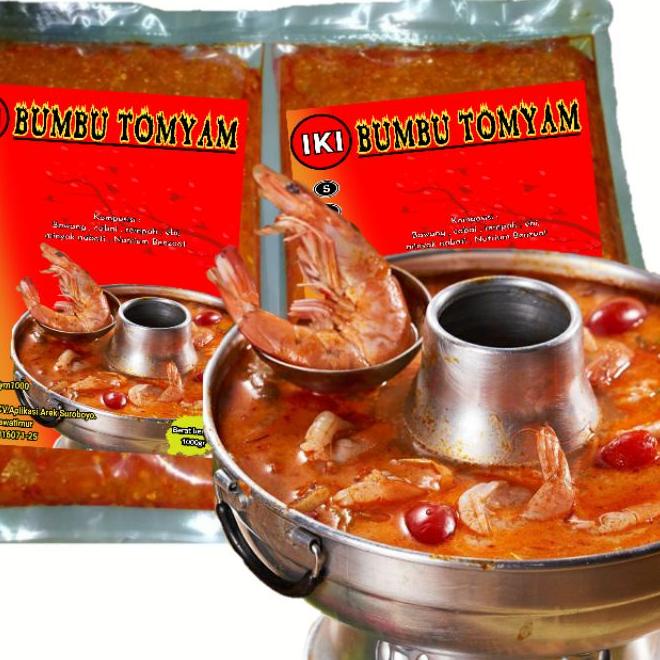 

➦ Bumbu tomyam 1kg halal | bumbu Tom Yum | perencah tomyam 1kg | bumbu suki steamboat | Bumbu TomYum ♠