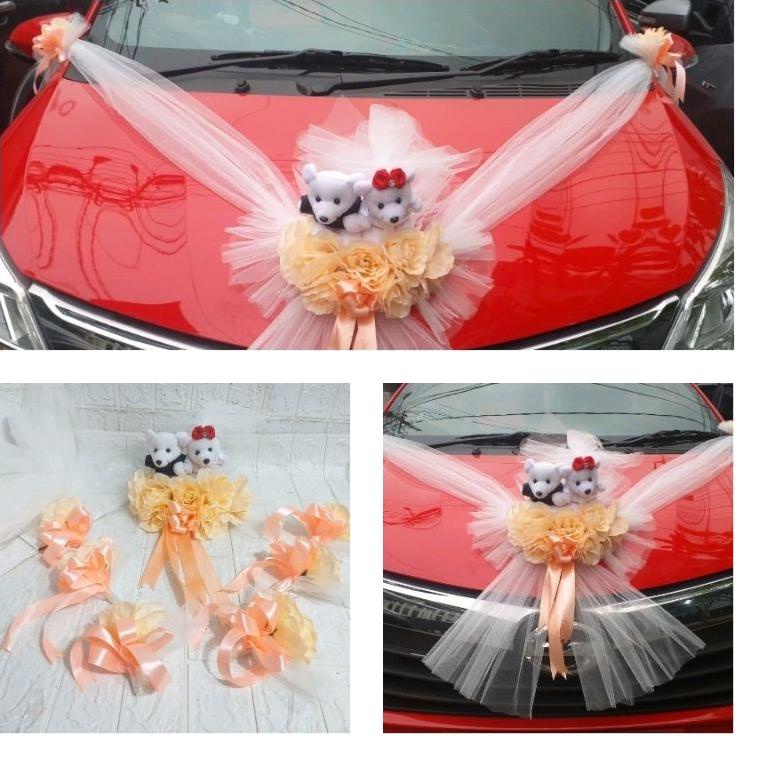 STOK TERBARU Bunga Mobil | Bunga Mobil Pengantin | Dekor Mobil Pengantin | Dekor Mobil | Hand Buket 