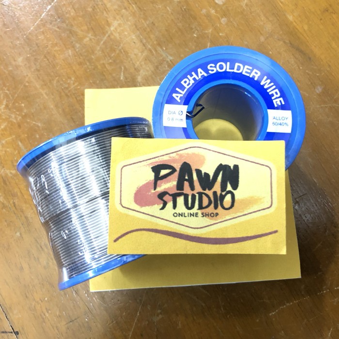Timah Solder Timah Solder Alpha, Solder Core Wire Alpha 0.8Mm 250Gr (60/40)