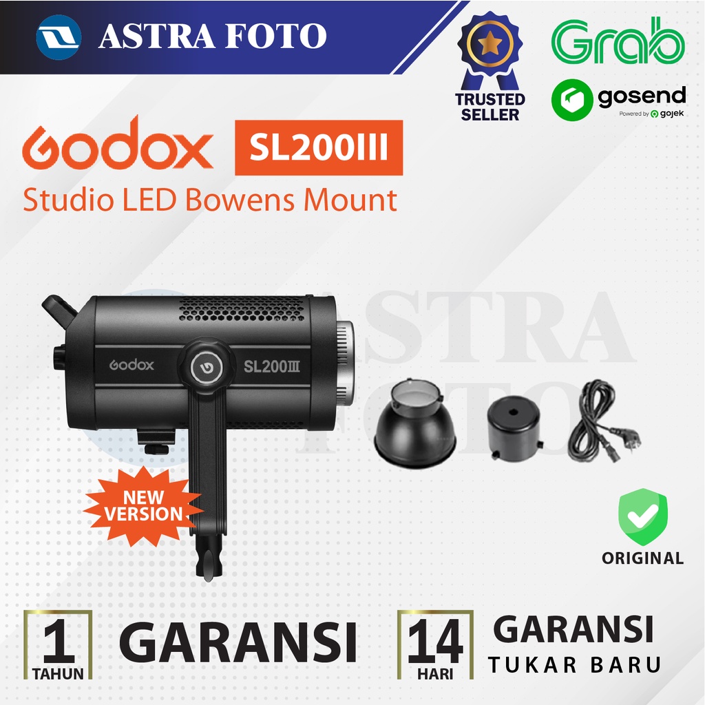 Godox SL200III Studio LED Bowens Mount SL200 III SL 200 III SL200w III