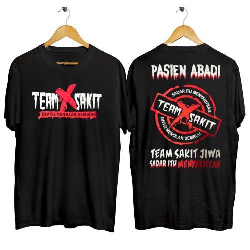 Kitting KAOS TEAM SAKIT LOGO//KAOS TERBARU PRIA WANITA//ATASAN PRIA//PROMO KASO MURAH