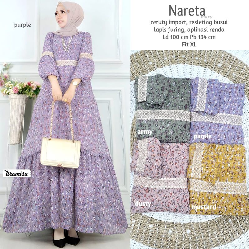 new gamis ceruti NARETA MAXY full furing