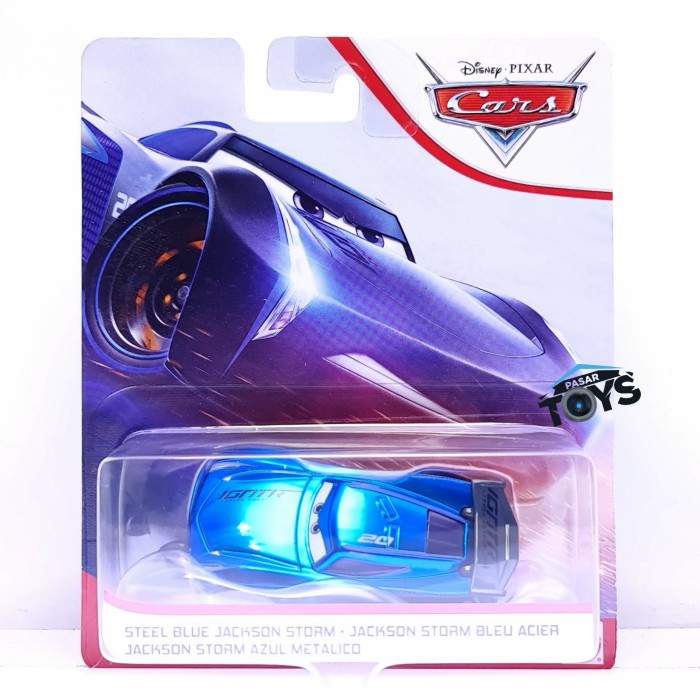 Terlaris Disney Cars Cars Steel Blue Jackson Storm Metal