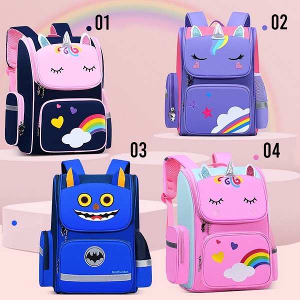 BARU LIN124 Tas Ransel Sekolah Anak Waterproof Import-Your Affordable Quality!