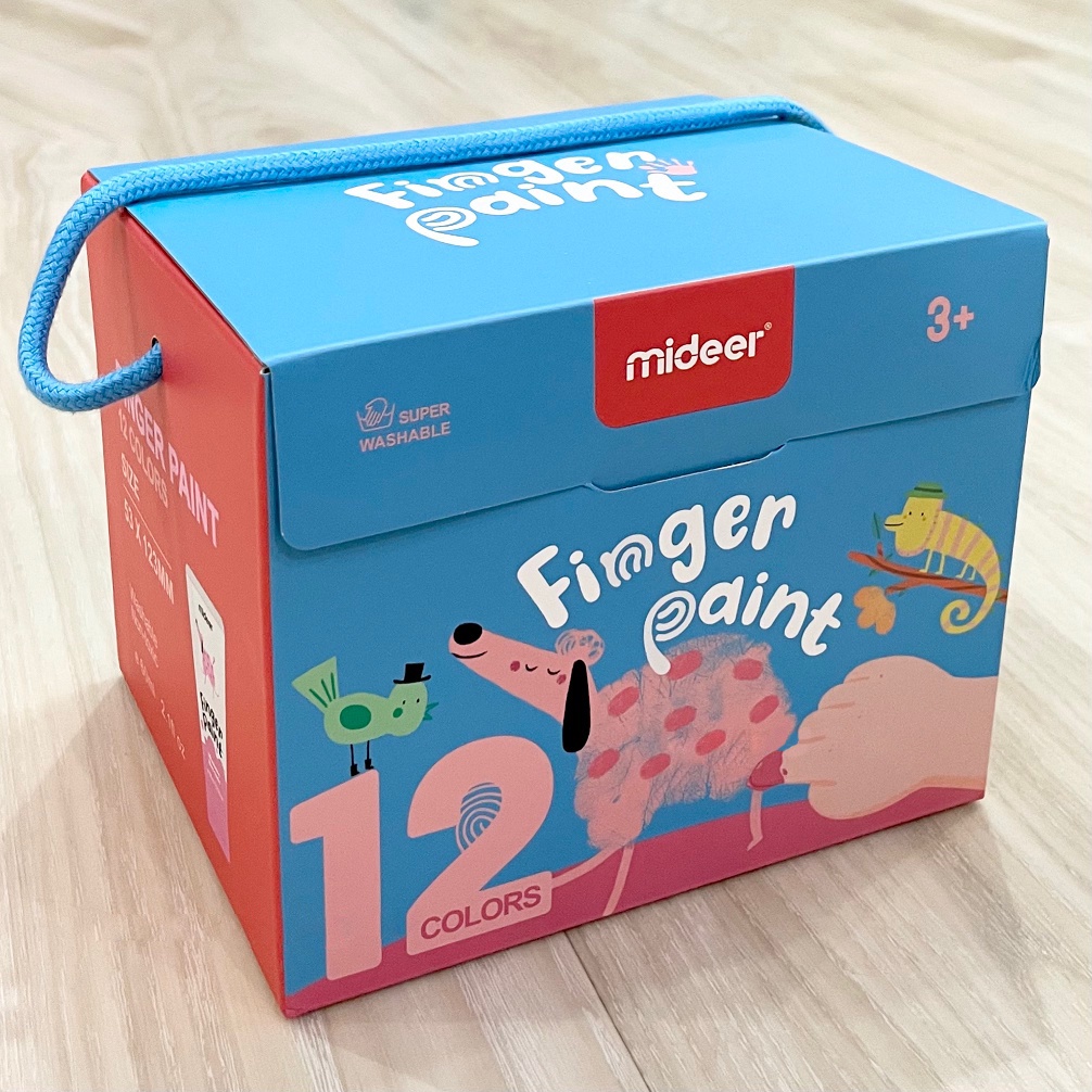

Mideer Finger Paint 12 Color Mainan Edukasi Anak MD4166 - Mideer Finger Paint 12pcs