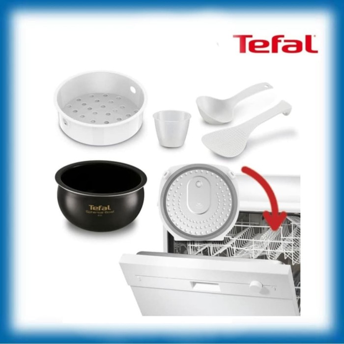 Rice Cooker Tefal RK7501 1 Liter - Penanak Nasi Digital dengan Garansi Resmi