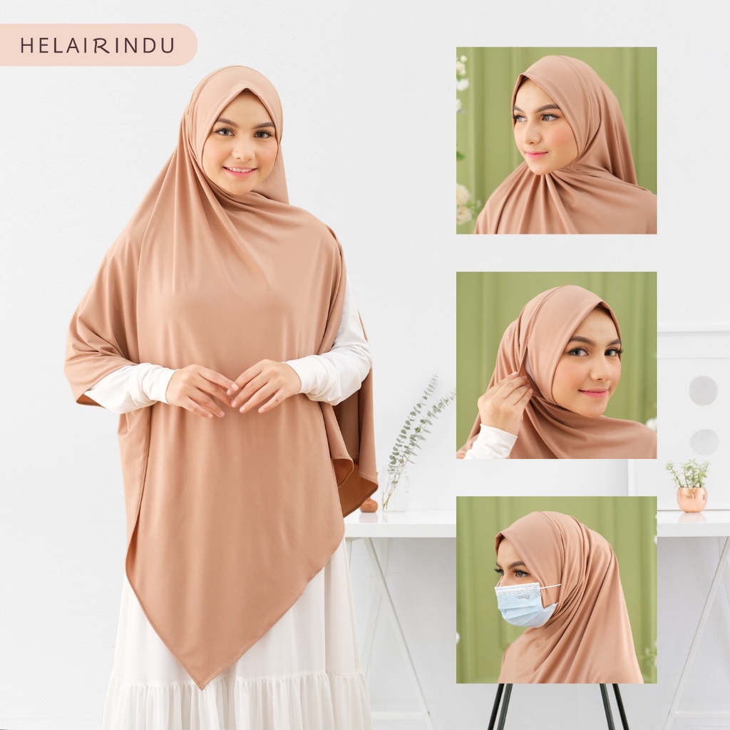 𝐇𝐄𝐋𝐀𝐈𝐑𝐈𝐍𝐃𝐔 - Hijab Pashmina Jersey Meleyot Ilona