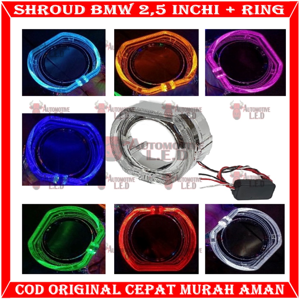 ORIGINAL SHROUD BMW 2.5 INCHI | SHROUD BMW 2.5 INCHI | SHROUD PROJECTOR | SHROUD PROJIE BMW