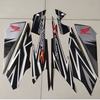 Stiker Striping Honda Supra X 125 D 2012 - List Stiker Standar SUPRA X 125 D 2012 - Striping Standar