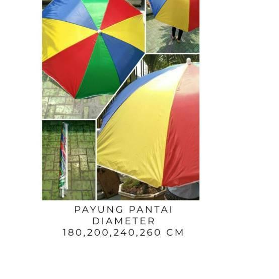❂ Payung Tenda / Payung Pantai diameter 180cm, 200cm ➢