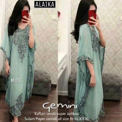 BAJU KAFTAN BORDIR PAYET JUMBO / KAFTAN MODERN