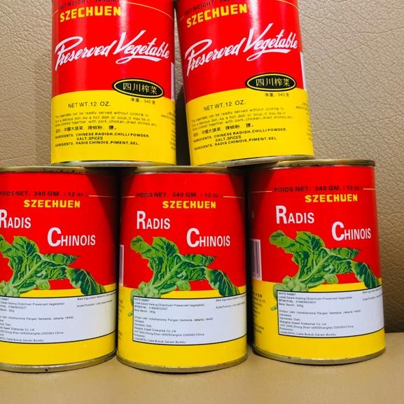 

Cuma satu hari Lobak dalam kaleng radis chinois cacoi 340gram szechuan