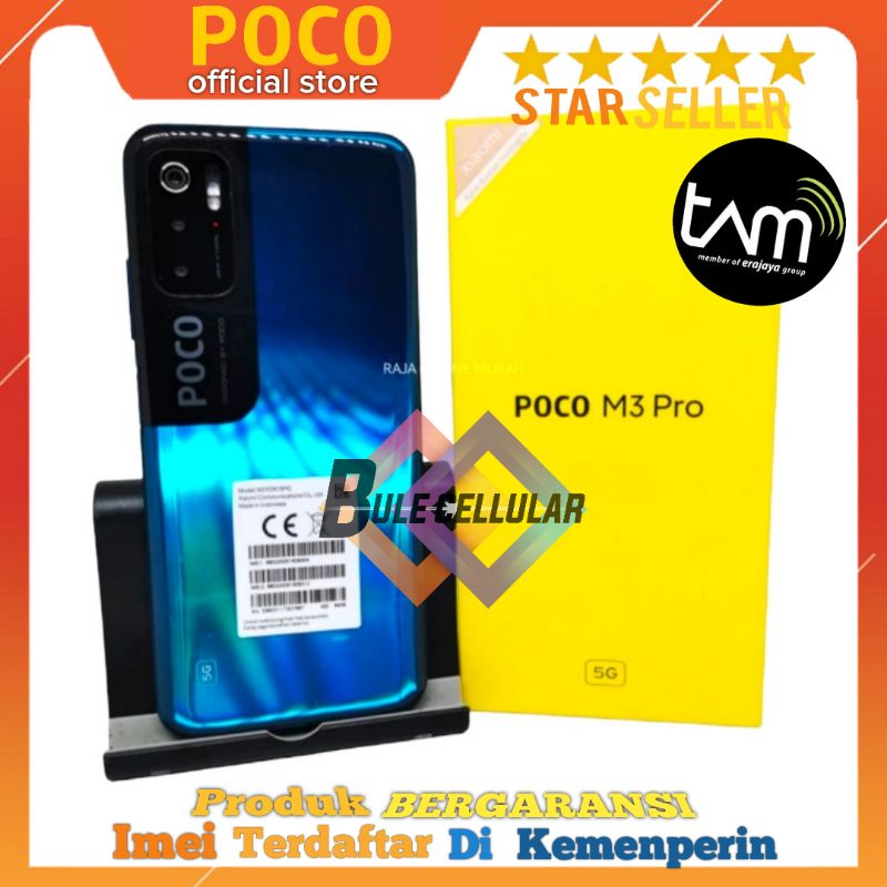 POCO M3 PRO (5G) 6/128GB • 4/65GB // M3 6/128GB • 4/64GB ORIGINAL POCO TAM SECOND BERGARANSI