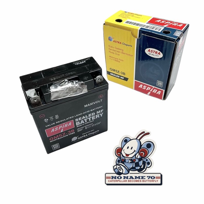Aki original aspira kering honda astrea prima grand legenda impressa