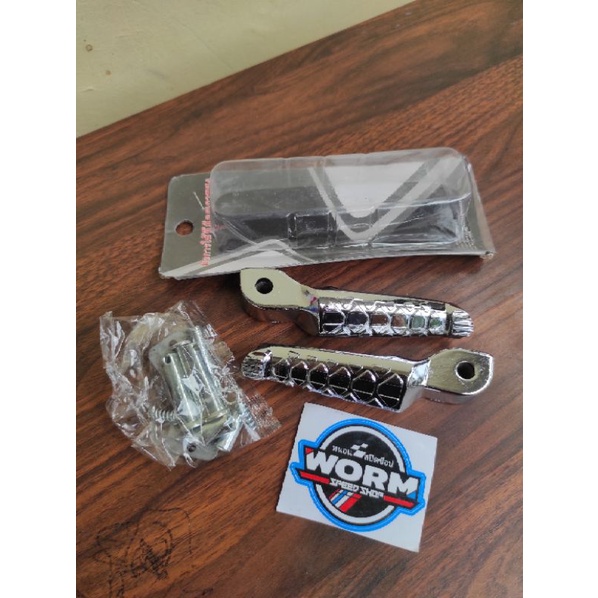 FOOTSTEP / STEP BONCENGAN CHROME APRILLIA UNIVERSAL