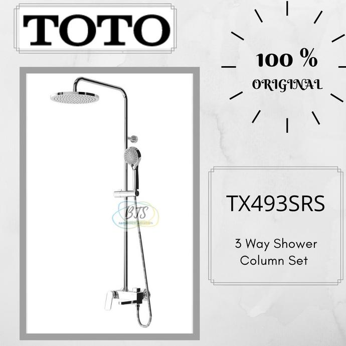 Shower tiang/Kepala shower TOTO TX493SRS/TX 493 SRS/TX 493SRS/TX493 SR