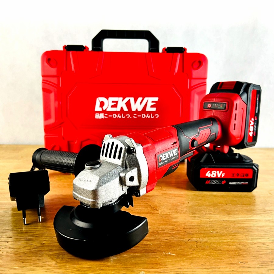 MESIN GERINDA BATRAI 48vf/ CORDLESS ANGLE GRINDER BRUSHLESS DEKWE