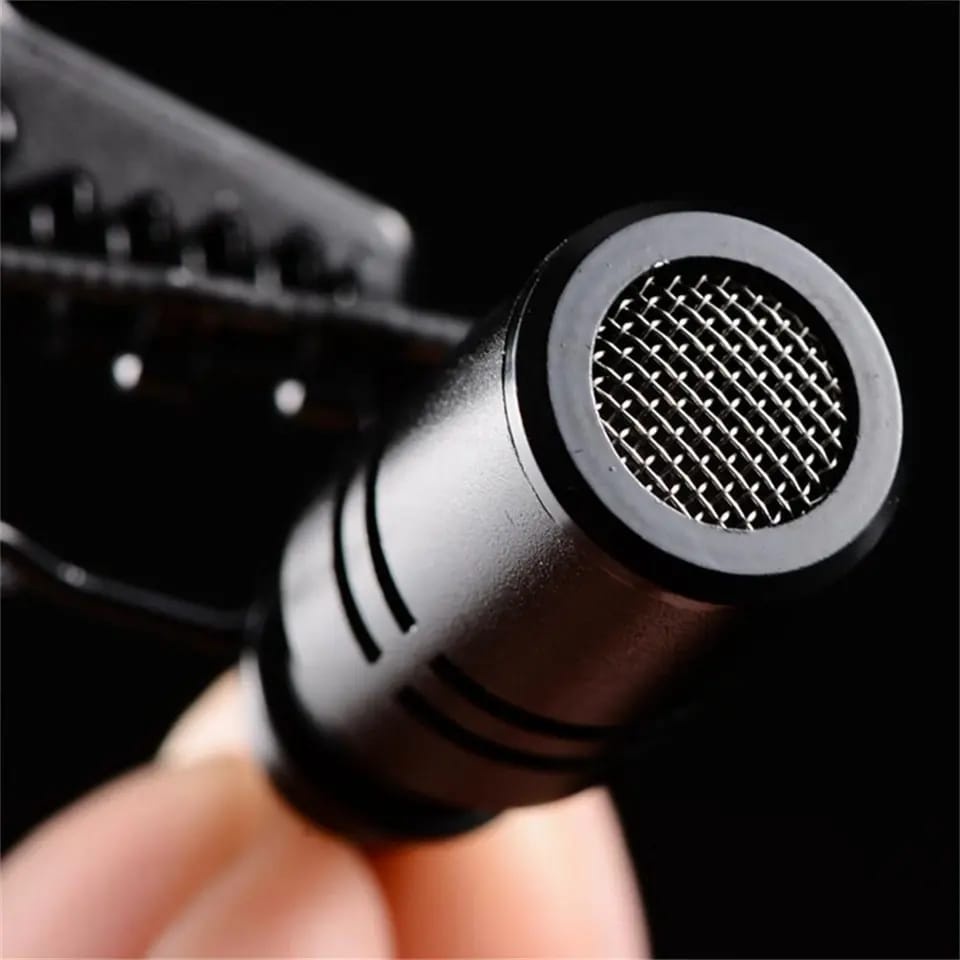 3.5mm Clip On Microphone/ Microphone clipon/ Mic smartphone YouTuber Vlogging