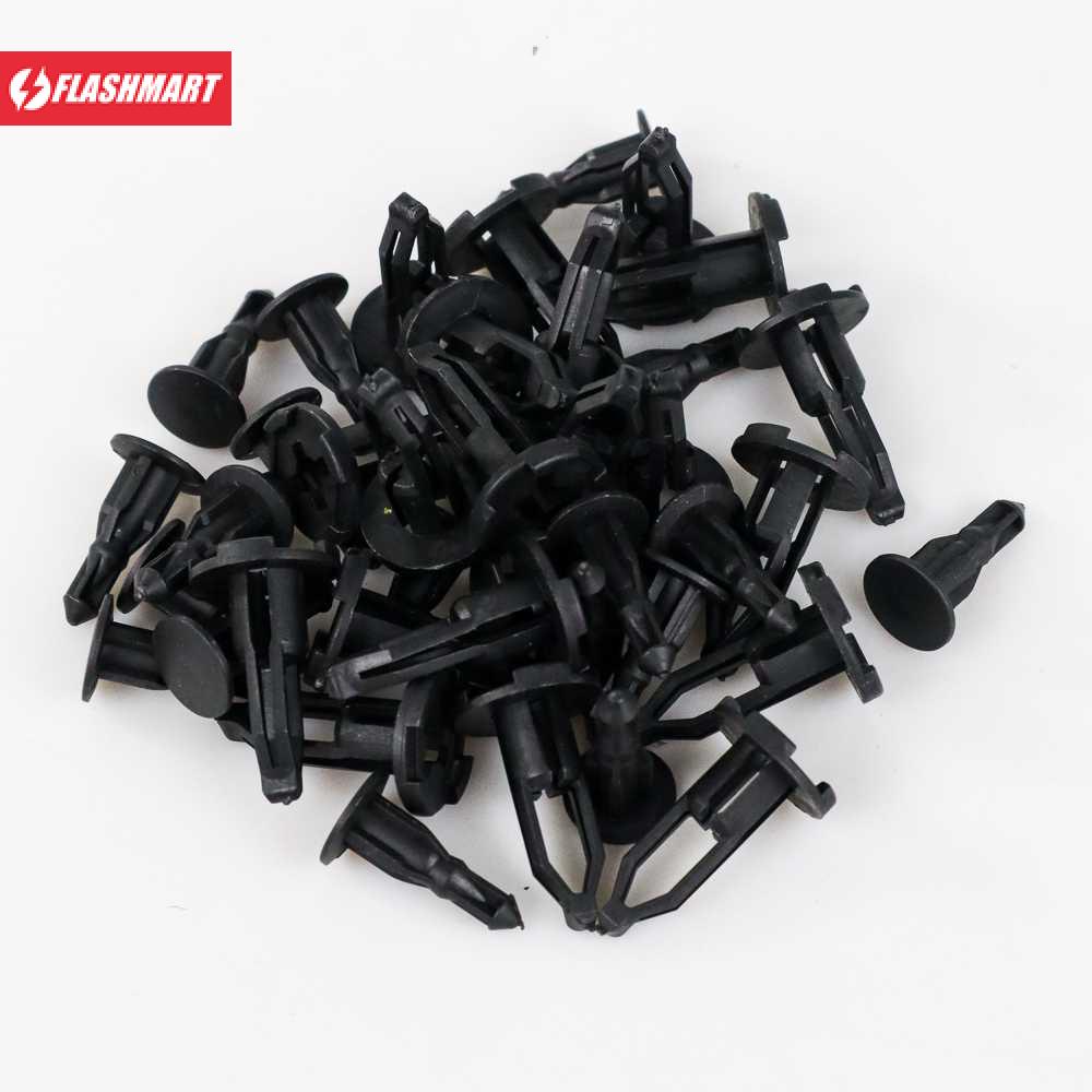 Flashmart Klip Kancing Plastic Car Buckle Rivet 17.86 x 8.5 mm 20 PCS - 1184