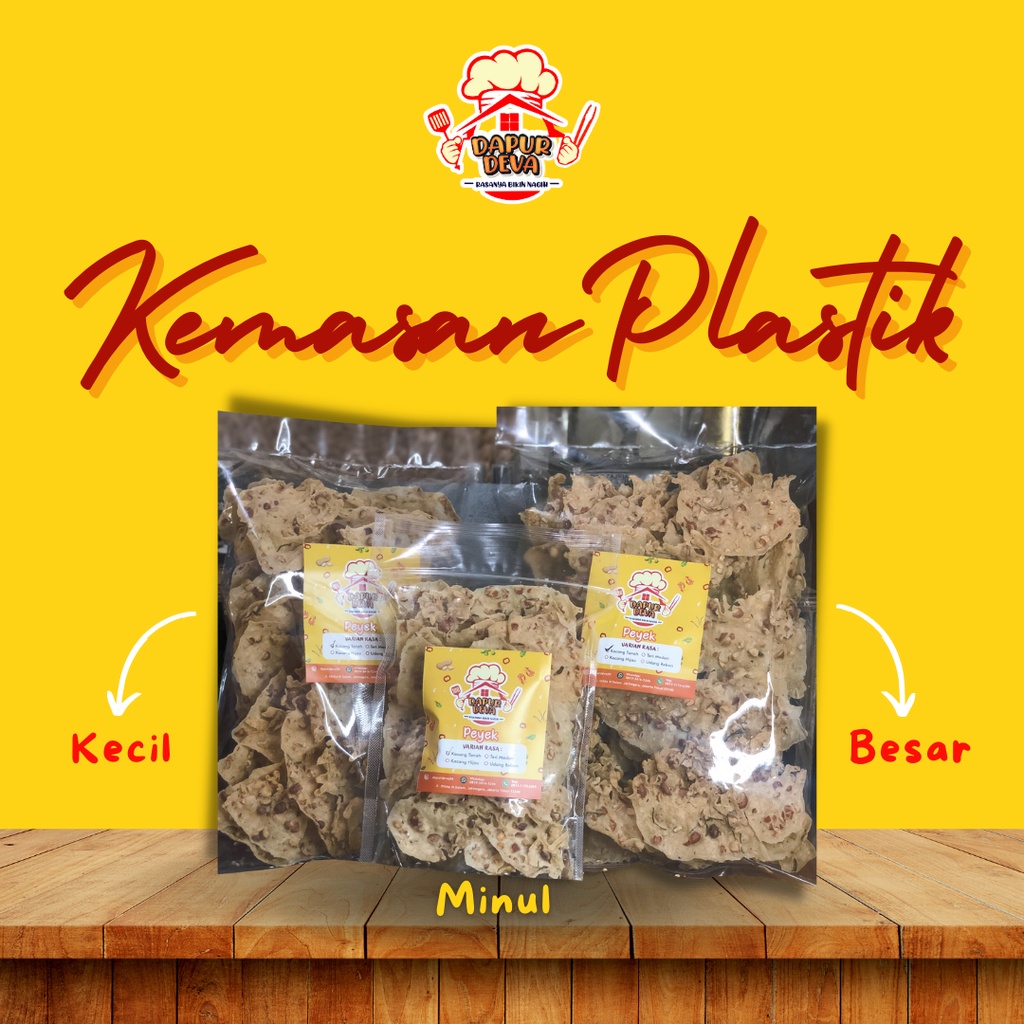 

PEYEK KEMASAN PLASTIK BESAR