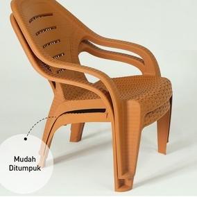 ✿ Olympast Set Meja Kursi OL 509 R Kursi Teras Kursi Rotan Kursi Taman KUAT MURAH 508-Tabitha hitam 