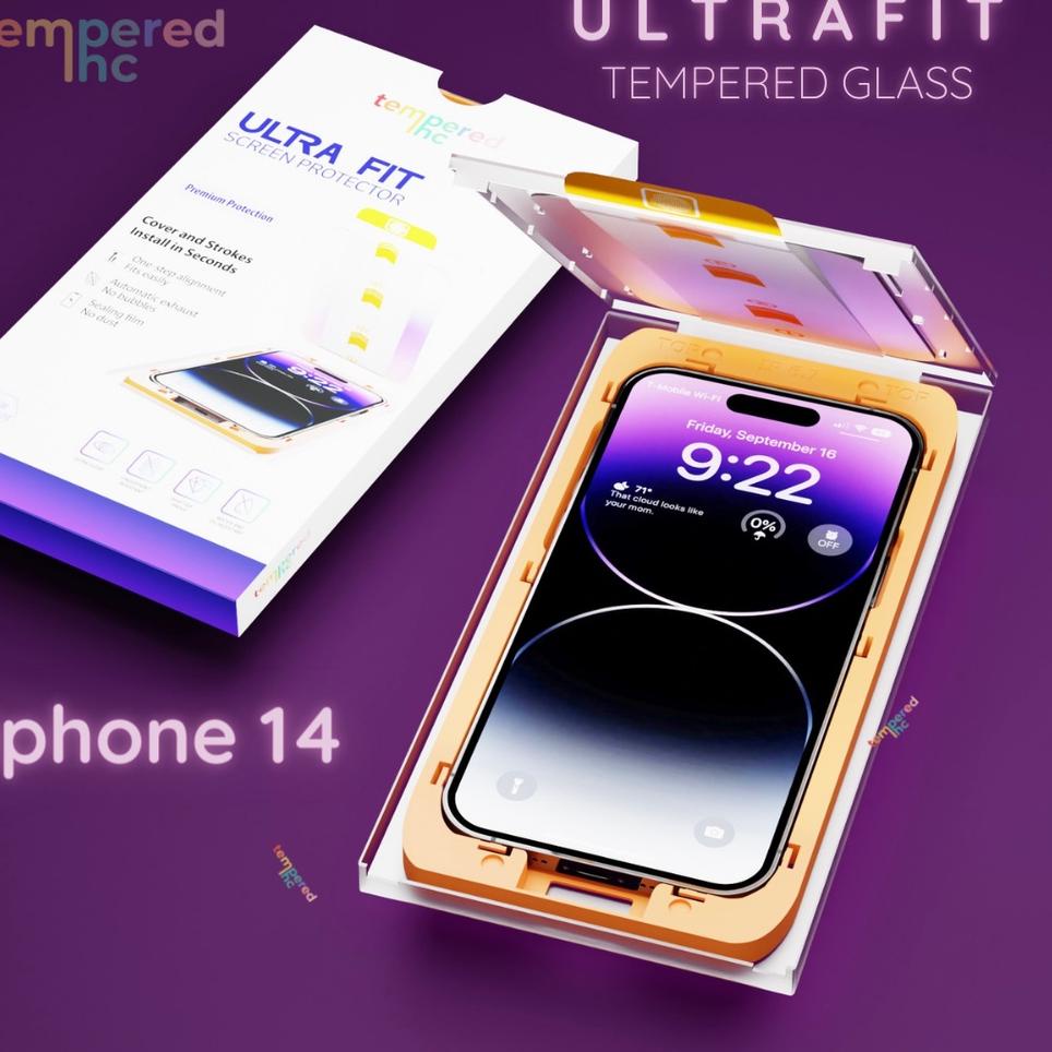 ✿ NEW  ULTRAFIT TemperedGlass Iphone ( Iphone x - 14 pro max ) ♦