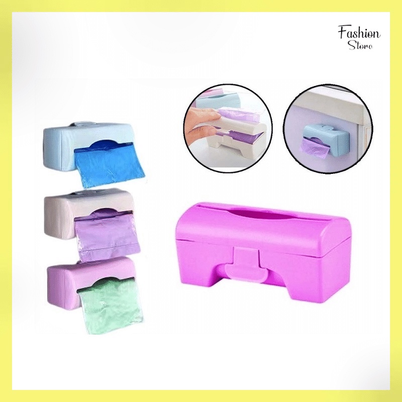 FS-DISPENSER PLASTIK SAMPAH ROLL TEMPEL DINDING / DISPENSER KANTONG SAMPAH ROLL / HOLDER PLASTIK SAMPAH ROLL