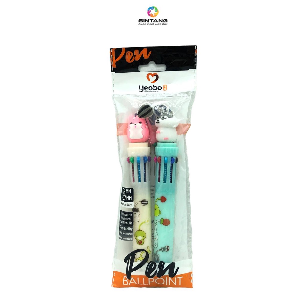 

PULPEN ANIMAL KARTUN 10 WARNA ISI 2