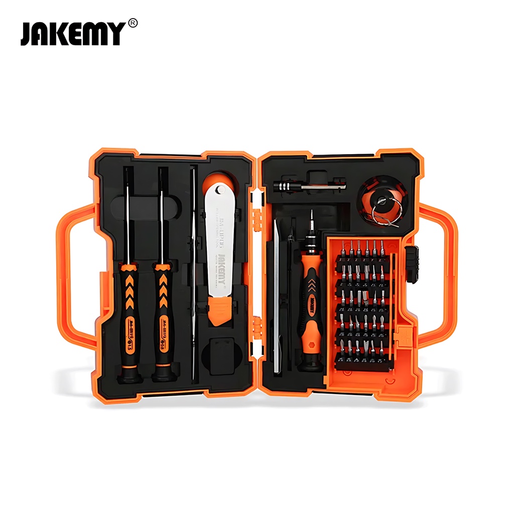 Jakemy Obeng Set 45 in 1 Precision Screwdriver Repair Tool Box Kit - JM-8139