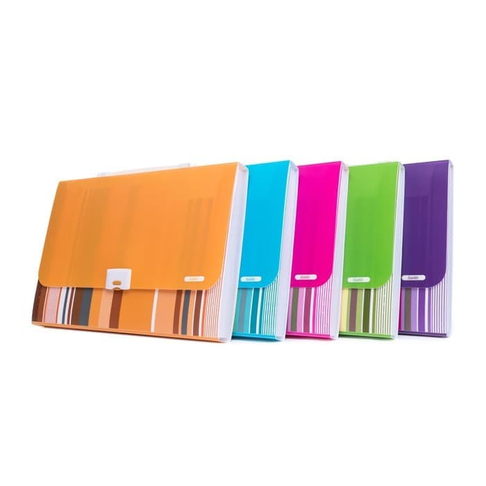 

Bantex Pp Fancy Stripes Expanding File 13 Pocket Folio Ungu #3608 19 Star Seller