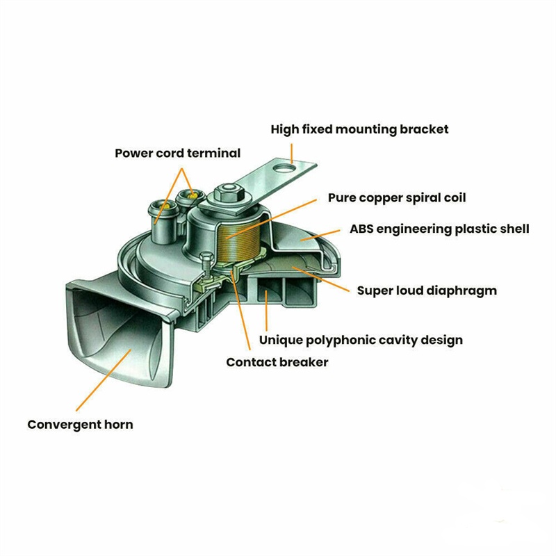 Klakson Kelakson Double Dobel Keong Motor Mobil 12 Volt