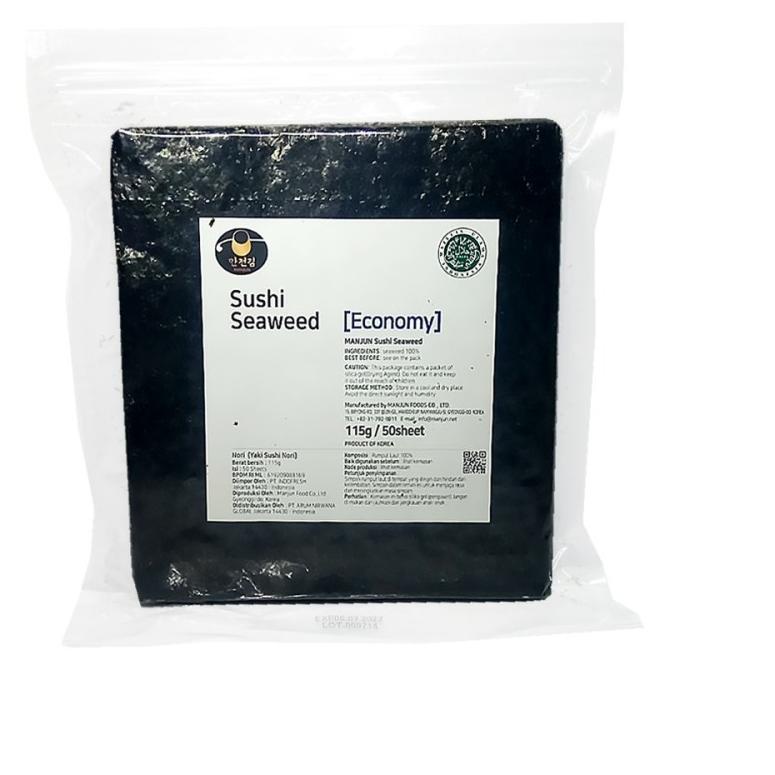 

♞ Manjun Yaki Sushi Nori Ekonomi 115gr 50 Lembar ➨