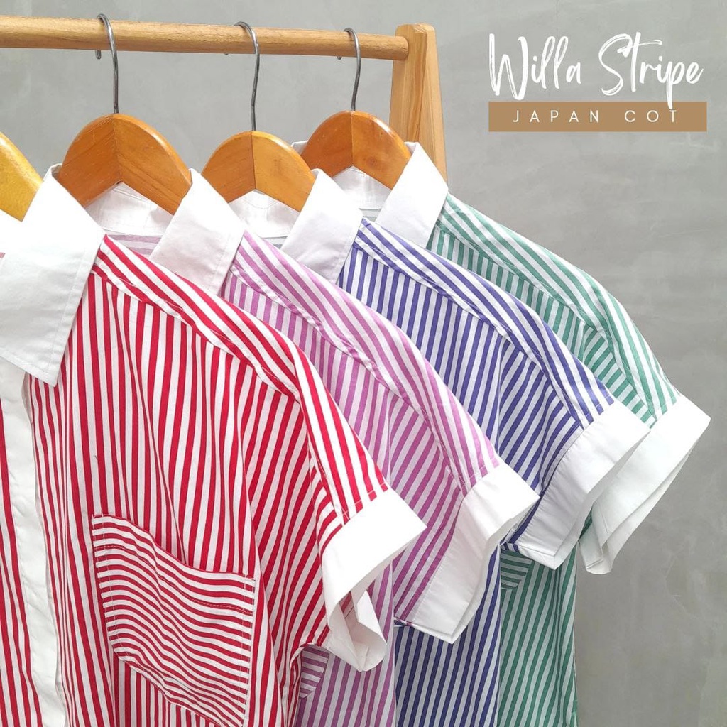 CallieTamami - A 6385 Willa Stripe Japan Cot