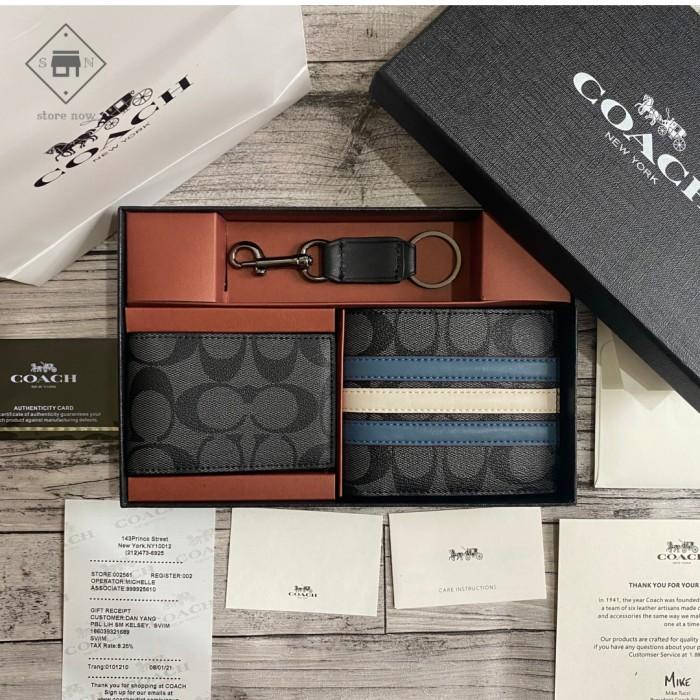 Best Seller Coach Wallet Fullset / Dompet Coach Pria