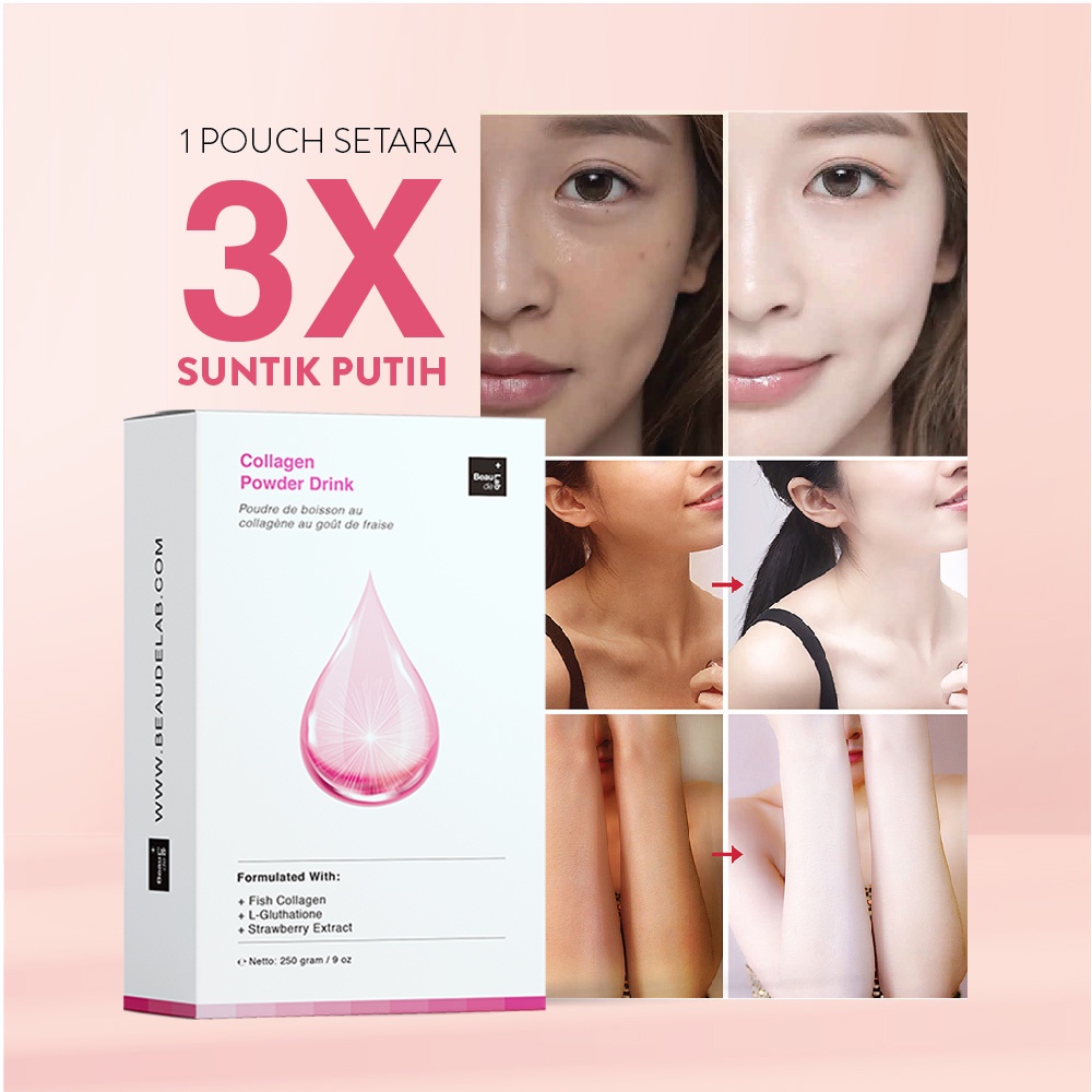 MINUMAN KOLAGEN PEMUTIH BADAN 250GR | BEAUDELAB COLLAGEN DRINK [SWEETSPACE]
