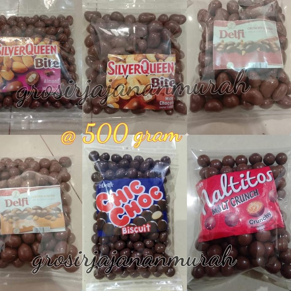 

☟ SIAP KIRIM SILVER QUEEN BITES ALMOND/ MEDE 500 GR COKLAT DELFI CHIC CHOC MALTITOS PARCEL COKELAT LEBARAN ➻