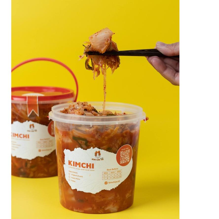 

➴ KIMCHI SAWI FRESH KIM CHI YA 1KG HALAL MURAH ENAK LEZAT BERGIZI ❄