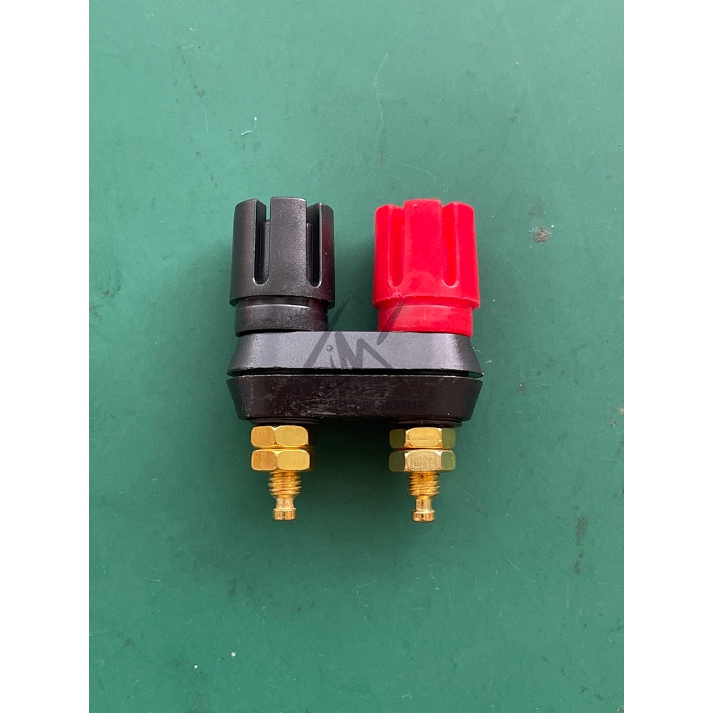 DOUBLE BINDING POST GOLD PLATED TERMINAL 2PORT SPEAKER BANANA BINDING POST GANDA ups stabilizer