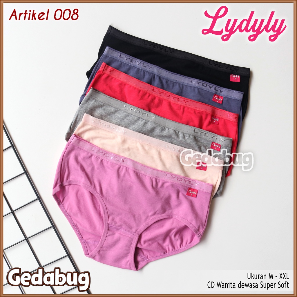 CD Wanita Lydyly 008 | Celana dalam wanita Cutting Midi | Gedabug