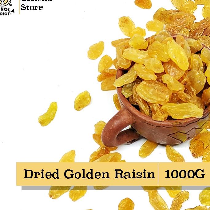 

☂ Granola Addict - Dried Golden Raisin / Kismis Kuning 1000G ✫