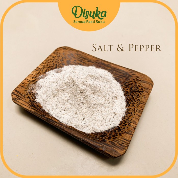 

Bumbu Bubuk Tabur SALT & PEPPER, ASIN LADA 1 kg