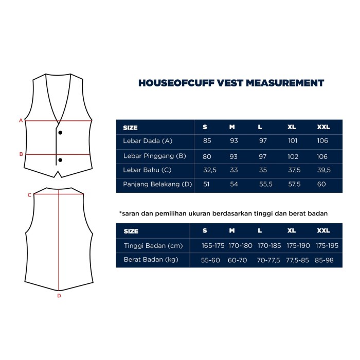 BISA COD Houseofcuff Vest / Rompi Formal Biru Navy waistcoat wedding tuxedo /VEST RAJUT/VEST