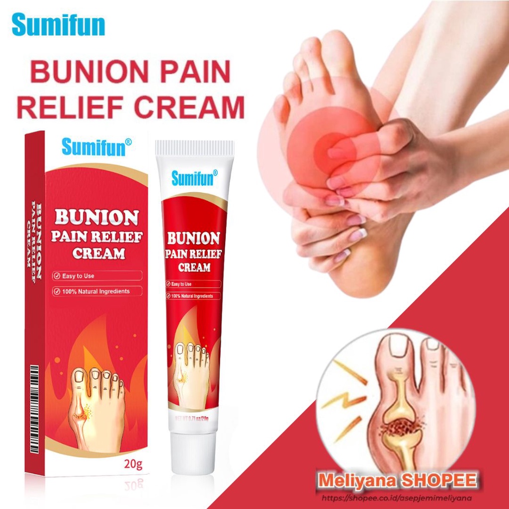 SUMIFUN Salep Bunion Pain Relief Splint Jempol Kaki Hallux Valgus