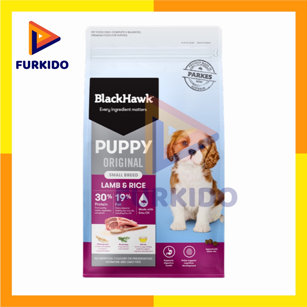 BlackHawk / Black Hawk Dog Food Puppy Lamb &amp; Rice Small Breed 3 Kg