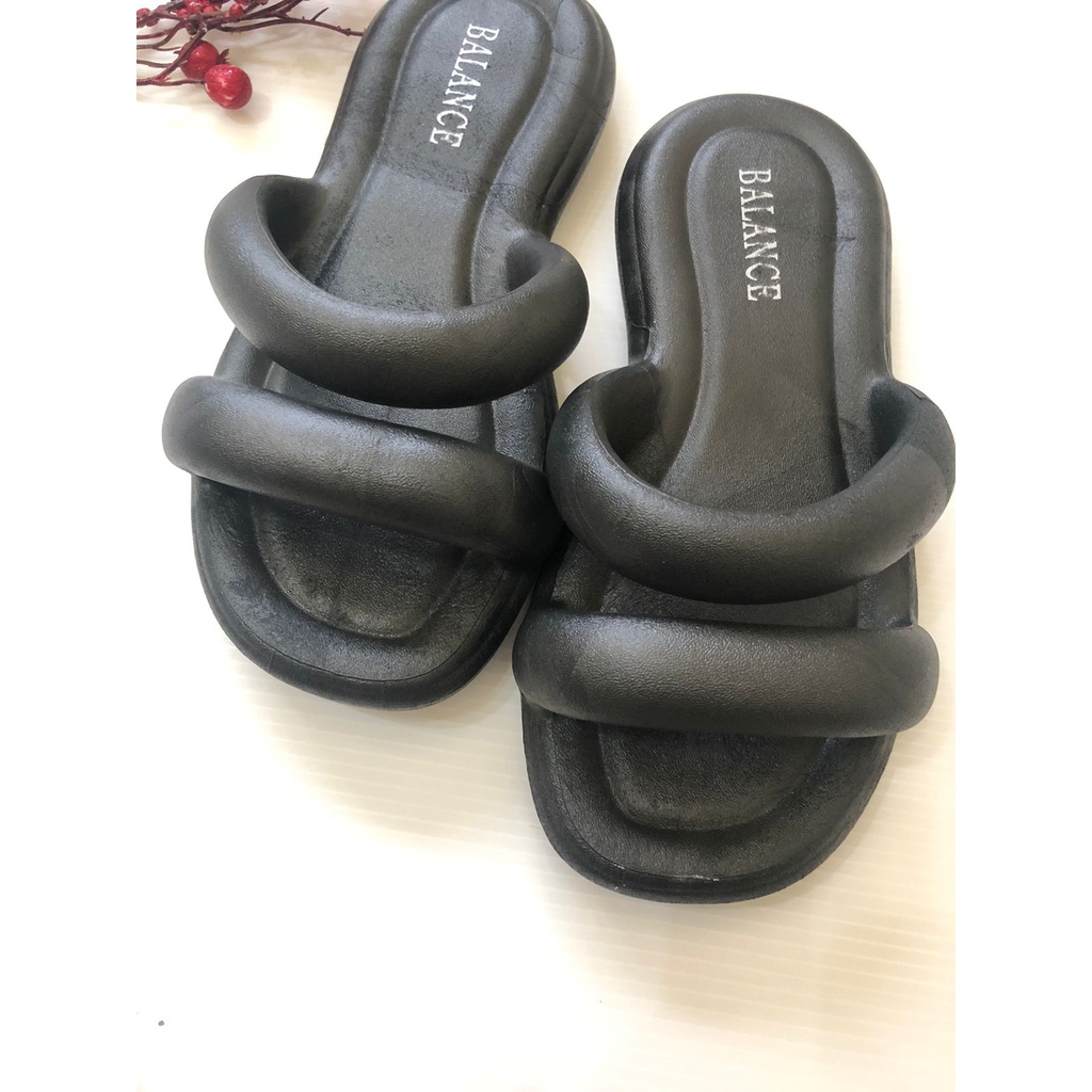 Sandal Wanita Selop Import Karet Jelly Ban2 BULAT Balance-2025