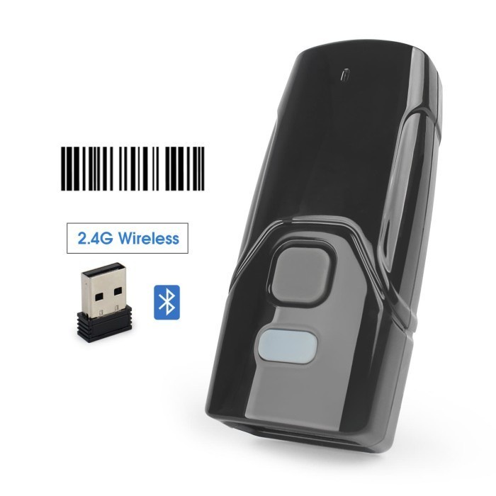 Scanner 1D Mini Portable Bluetooth Wireless Barcode Laser Scanner 3608H