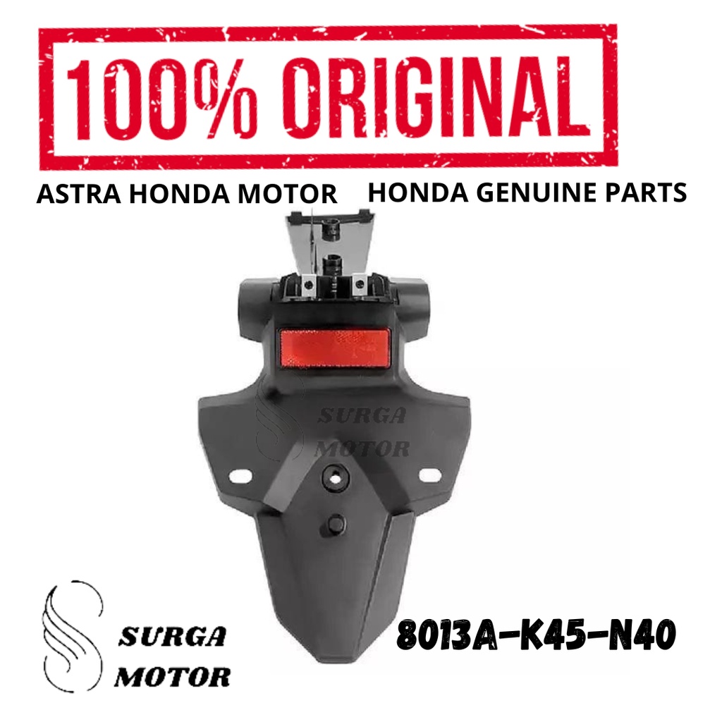 Cover Slebor Spakbor Belakang Fender A New CBR 150R K45G Original AHM 8013A-K45-N40 Sepakbor Selebor