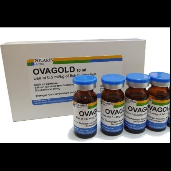 OVAGOLD 10ML OBAT PEMIJAHAN IKAN HORMON OVAPRIM GONADOTROPIN SALMON