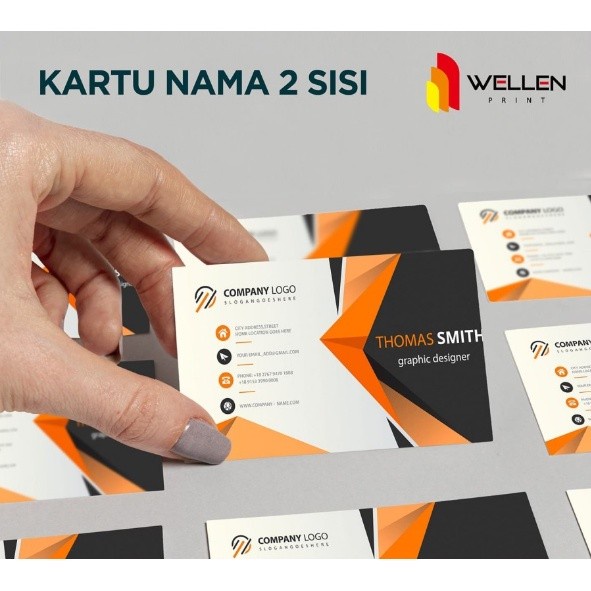 

Cetak / Print Kartu Nama / Name Card Ac 260 Gr 2 Sisi / Dua Muka Cepat Star Seller